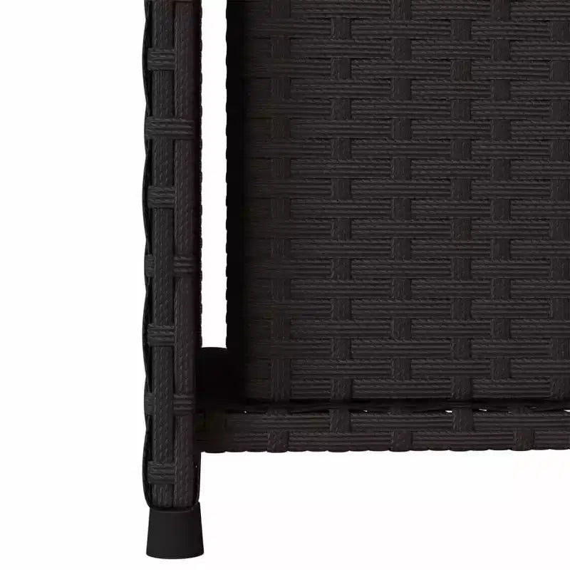 vidaXL Armoire de rangement de terrasse Organisateur d'outils Meuble d'extérieur en résine tressée