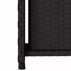 vidaXL Armoire de rangement de terrasse Organisateur d'outils Meuble d'extérieur en résine tressée