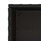 vidaXL Armoire de rangement de terrasse Organisateur d'outils Meuble d'extérieur en résine tressée