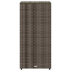 vidaXL Armoire de rangement de terrasse Organisateur d'outils Meuble d'extérieur en résine tressée