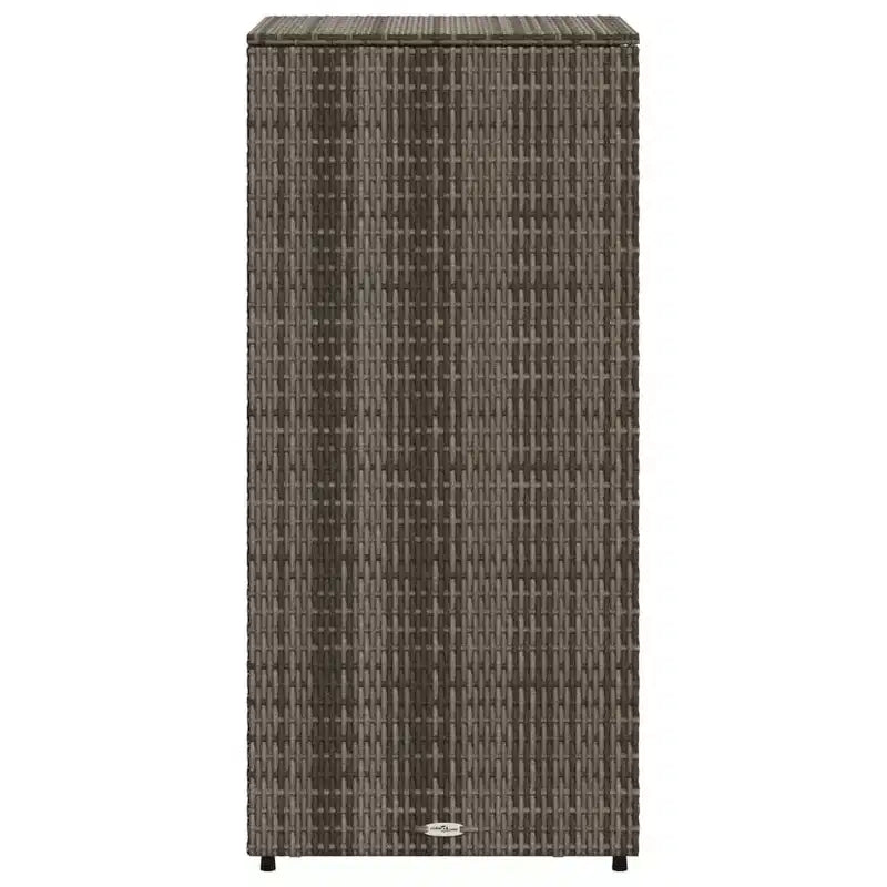 vidaXL Armoire de rangement de terrasse Organisateur d'outils Meuble d'extérieur en résine tressée