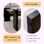 Table basse moderne MAYEERTY avec structure tenon-mortaise pour petit salon, appartement