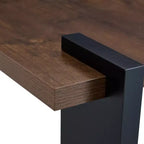 Table basse moderne MAYEERTY avec structure tenon-mortaise pour petit salon, appartement