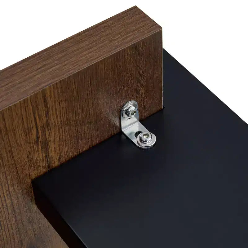 Table basse moderne MAYEERTY avec structure tenon-mortaise pour petit salon, appartement