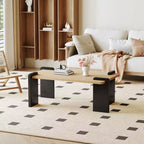 MAYEERTY Modern Coffee Table with Tenon-Mortise Structure for Small Living Room, Apartment