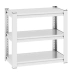 Support de bac à poissons réglable à 3 niveaux VIYET 31 - Support d'aquarium en métal robuste de 181 kg pour aquariums de 75 à 114 litres, blanc antique avec patins de protection de sol