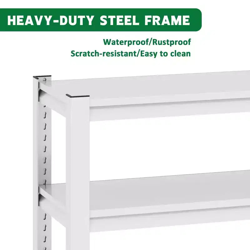 Support de bac à poissons réglable à 3 niveaux VIYET 31 - Support d'aquarium en métal robuste de 181 kg pour aquariums de 75 à 114 litres, blanc antique avec patins de protection de sol