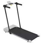 Tapis roulant pliable léger Okak avec bras, tapis roulant portable avec écran LED, tapis de marche pour la maison et le bureau