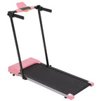 Tapis roulant pliable léger Okak avec bras, tapis roulant portable avec écran LED, tapis de marche pour la maison et le bureau