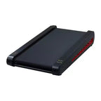 Tapis de course Okak Walking Pad avec 7 niveaux d'inclinaison, tapis de course pliable avec moteur 2,55 CV et écran LED, tapis de course sous bureau pour la maison et le bureau, noir+gris