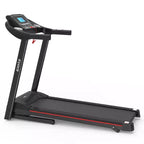 Tapis de course pliable Okak avec inclinaison et écran LCD 5 pouces, tapis de course portable avec musique Bluetooth, tapis de marche pour homme, femme, noir