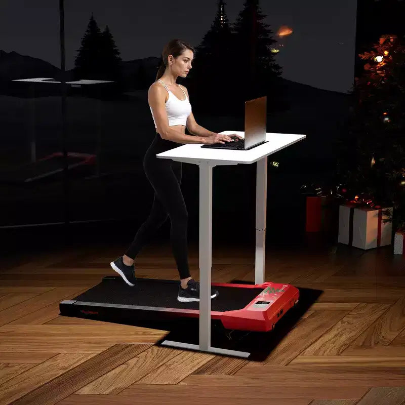 DeerRun Édition Q2 Tapis de course intelligent incliné à 7 % pour la maison et la course légère, cadeau de Saint-Valentin