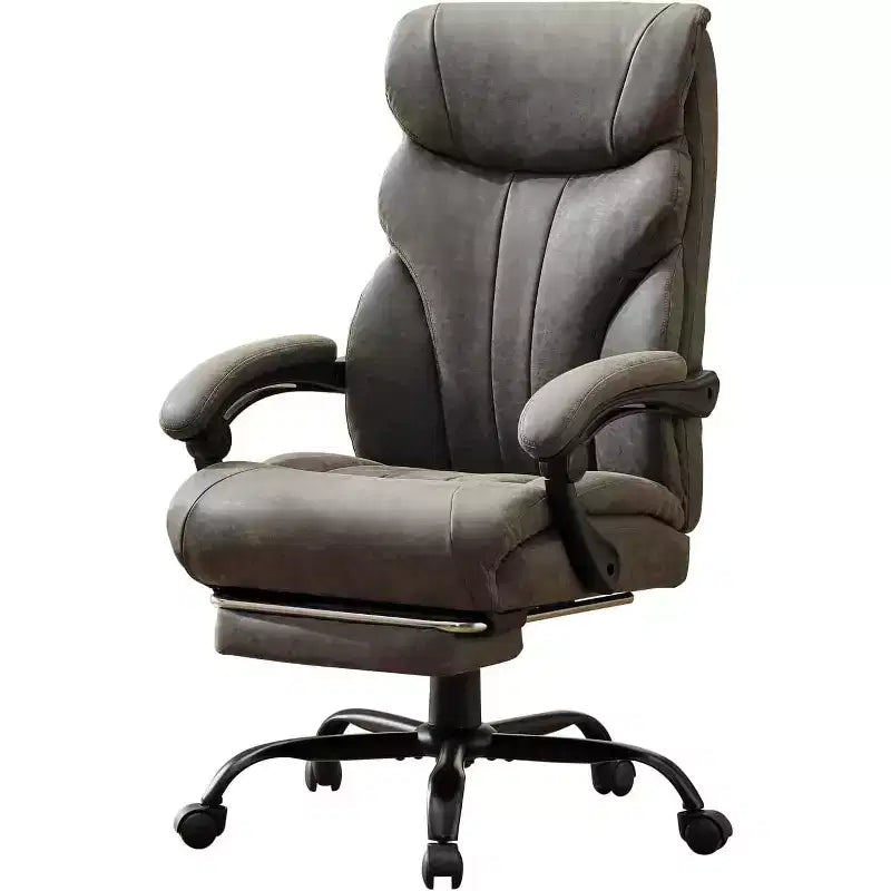 Ergonomic Office Chair,PU Gaming Chair,Adjustable Height 90 to 135 Degree Reclining, Backrest 360 Degree Swivel Wheels,350 Lbs Capacity for Office