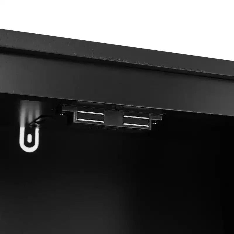 GDFStudio Joyce Meuble Colonne de Rangement Haut de Salle de Bain Moderne en Bois avec Étagère Réglable et 2 Tiroirs