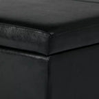 Okak 48IN Wide Storage Ottoman with Padding Seat, End Of Bed Storage Bench with Ample Storage, Ottoman Foot Rest for Living Room