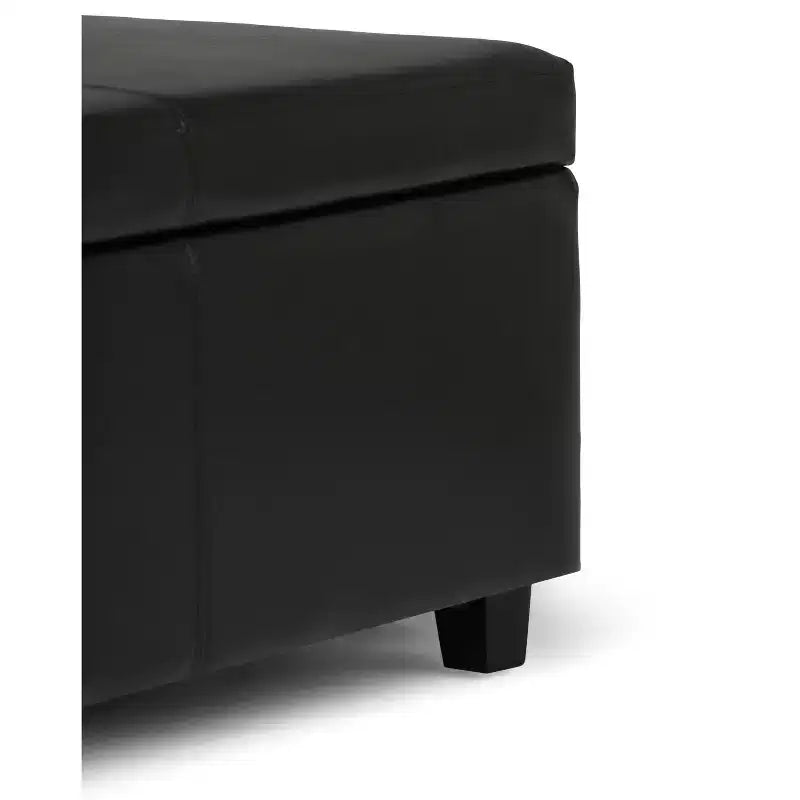 Okak 48IN Wide Storage Ottoman with Padding Seat, End Of Bed Storage Bench with Ample Storage, Ottoman Foot Rest for Living Room