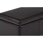 Okak 48IN Wide Storage Ottoman with Padding Seat, End Of Bed Storage Bench with Ample Storage, Ottoman Foot Rest for Living Room