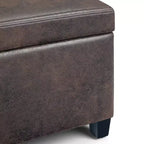Okak 48IN Wide Storage Ottoman with Padding Seat, End Of Bed Storage Bench with Ample Storage, Ottoman Foot Rest for Living Room