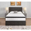 Twin 12 Inch Hybrid Mattress, Individual Pocket Spring, 7-Zone Memory Foam, Knitted Cover, CertiPUR-US Certified, White