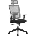 Ergonomic Office Chair ,Adjustable Mesh Desk Chair with Lumbar Support, Swivel Executive Chair on Rolling Wheels for Home, Office, Gaming