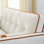 Canapé-lit gigogne de 55,5 pouces, futon causeuse en velours avec poches latérales, canapé-lit moderne pour petits espaces salon chambre à coucher