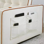 Canapé-lit gigogne de 55,5 pouces, futon causeuse en velours avec poches latérales, canapé-lit moderne pour petits espaces salon chambre à coucher