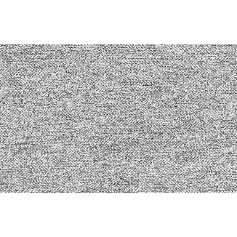 Brixley 33 inch Wide Mid-Century Modern Table Ottoman in Woven-Blend Fabric