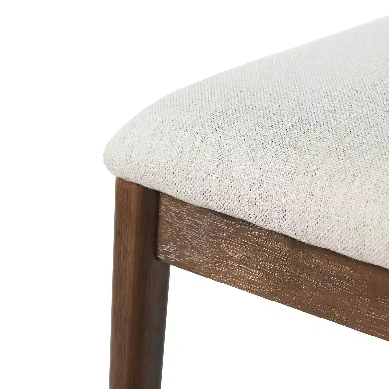 Tabourets de comptoir rembourrés Christopher Knight Home Patricia Farmhouse en bois d'hévéa avec dossier incurvé (lot de 2)