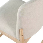 Tabourets de comptoir rembourrés Christopher Knight Home Patricia Farmhouse en bois d'hévéa avec dossier incurvé (lot de 2)