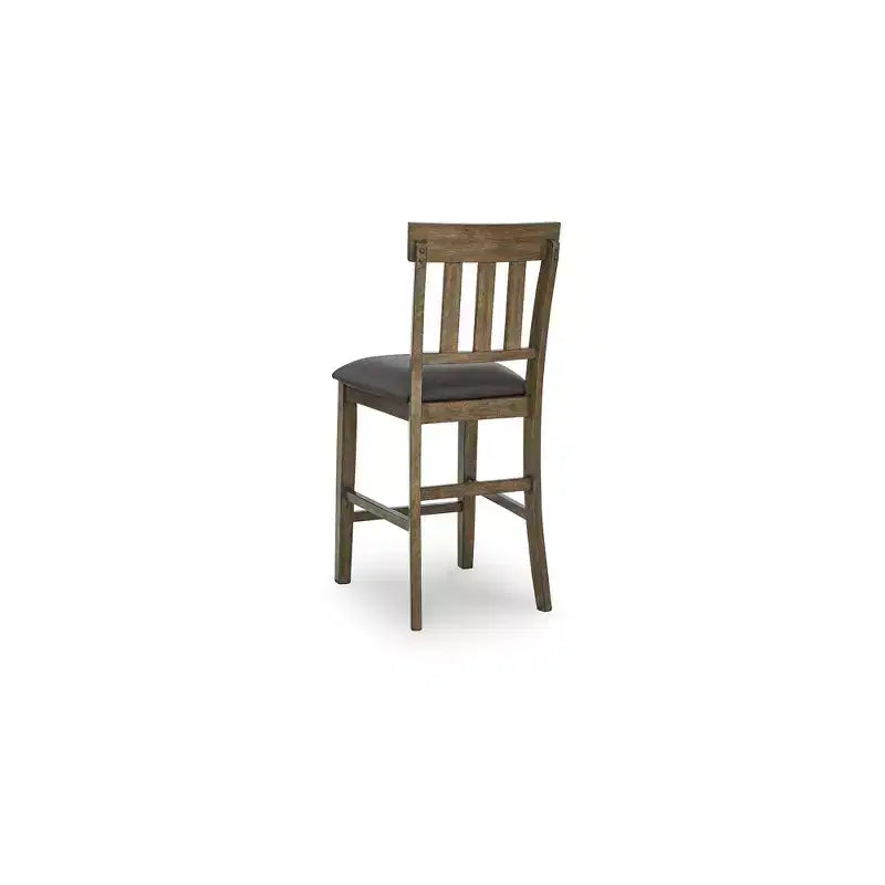 Signature Design by Ashley Vallister Counter Height Upholstered Barstools, Set of 2, Light Brown