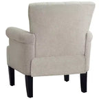 GDFStudio Pearl Traditional Rivet Tufted Polyester Armchair with Rolled Arms
