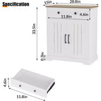 Modern Kitchen Storage Cabinet, Small Sideboard with Storage,Farmhouse Buffet Cabinet, Floor Sideboards Buffet for Kitchen, Living Room, Bathroom