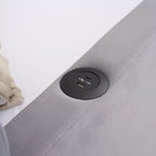 Cadre de lit de repos capitonné jumeau Zeus et Ruta avec lit gigogne pour chambre à coucher, salon, chambre d'amis