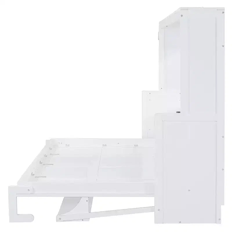 Lit escamotable moderne Luxystar Queen Size avec vérin hydraulique et bureau