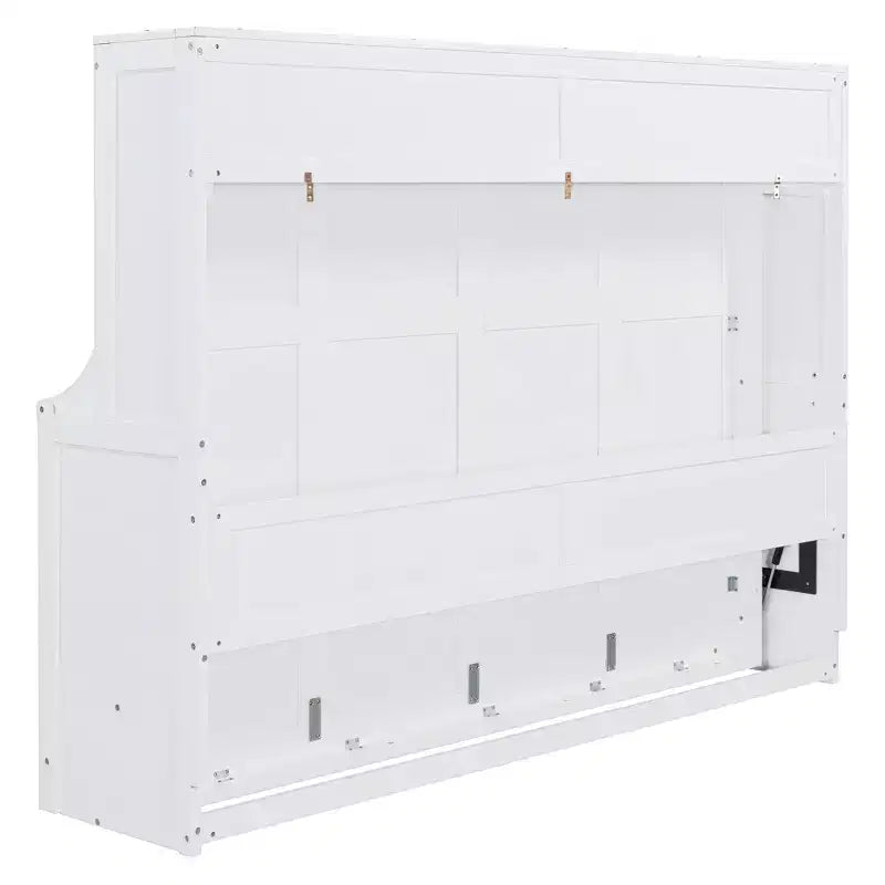 Lit escamotable moderne Luxystar Queen Size avec vérin hydraulique et bureau