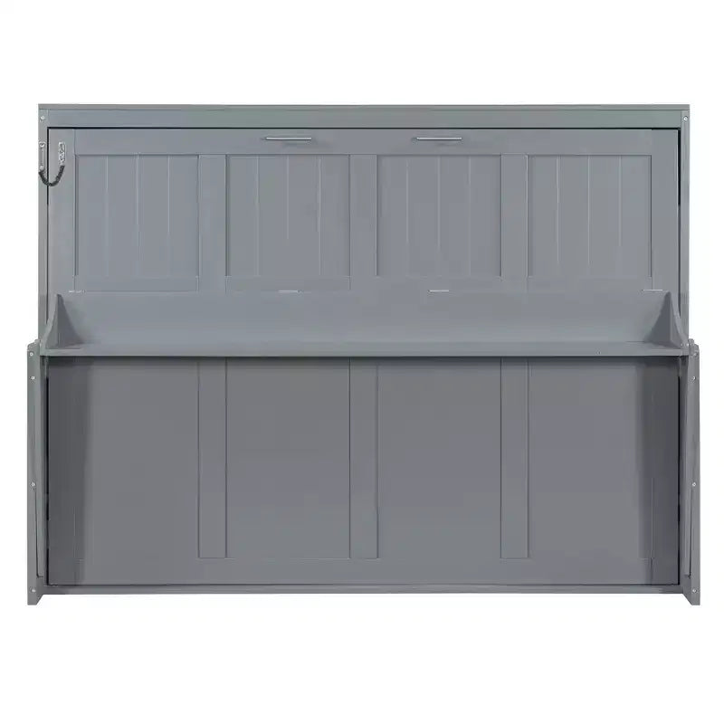 Lit escamotable moderne Luxystar Queen Size avec vérin hydraulique et bureau