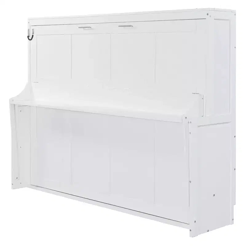 Lit escamotable moderne Luxystar Queen Size avec vérin hydraulique et bureau