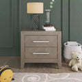 Table de chevet à 2 tiroirs Kieran de Child Craft pour chambre d'enfant ou chambre à coucher, grands tiroirs de rangement, en pin robuste, finition non toxique et sans danger pour bébé.