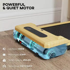Walking Pad Treadmill 2.5HP Quiet Motor Portable Under Desk Treadmill for Home Office
