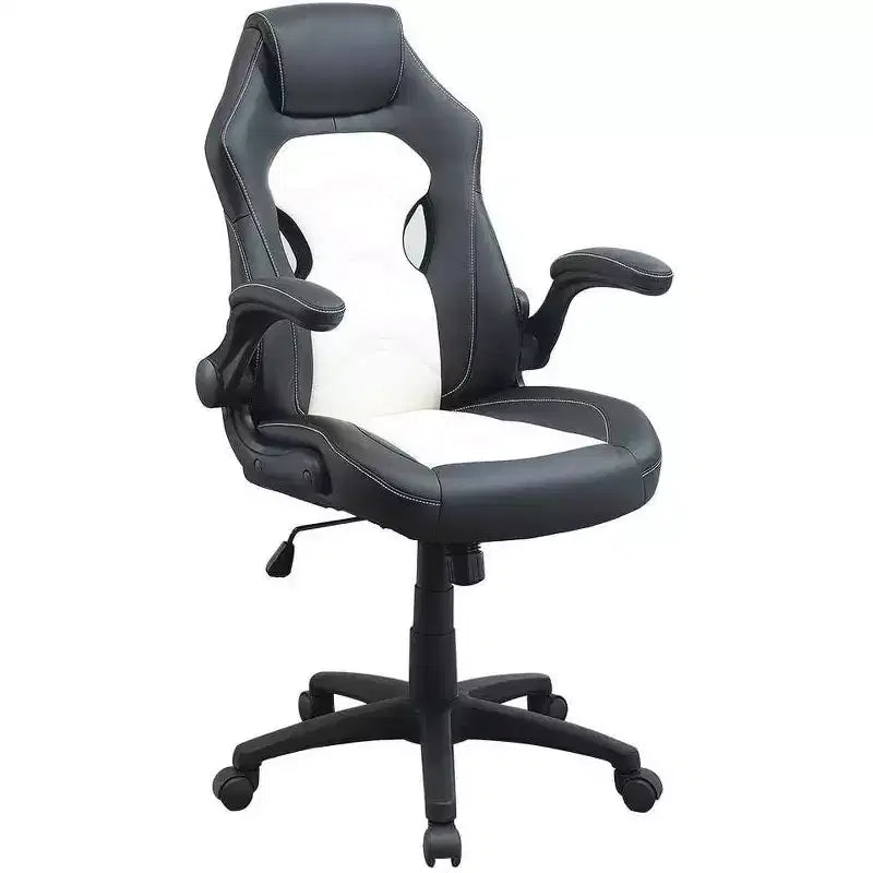 TUYOHW Swivel Gaming Chair with Adjustable Height&Wheels,Ergonomics Office Chairs Video Game Chaise for Office&Home,Upholstery Leisure Chair