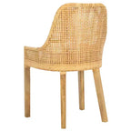 Chaise de salle à manger Altha W - DCH6506 - Blanc/Naturel - Safavieh