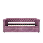 Christopher Knight Home Upholstered Tufted Button Velvet Daybed with Trundle