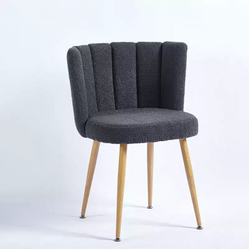 Lot de 2 chaises de salle à manger rembourrées, chaises d'appoint ergonomiques avec pieds en métal pour salon et salle à manger