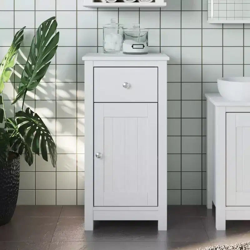 vidaXL Meuble de Salle de Bain Meuble bas pour Salon BERG Bois de Pin Massif