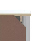 vidaXL Meuble de Salle de Bain Meuble bas pour Salon BERG Bois de Pin Massif
