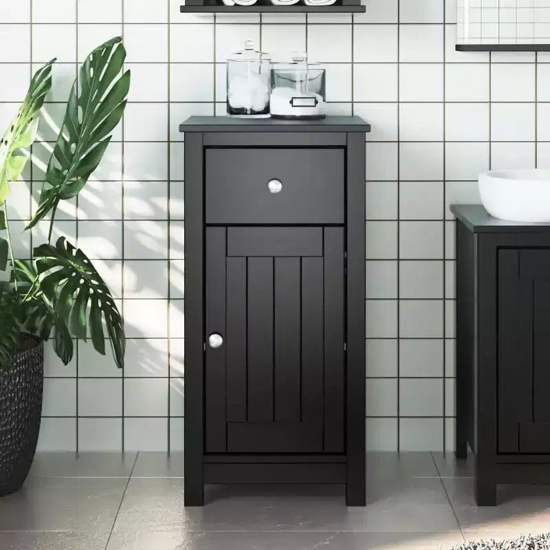 vidaXL Meuble de Salle de Bain Meuble bas pour Salon BERG Bois de Pin Massif