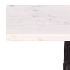 Table d'appoint en marbre Warso - ACC3751 - Marbre/Noir - Safavieh