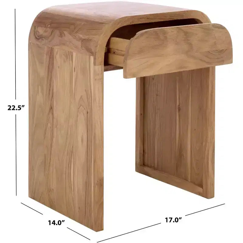 Amaki Side Table - ACC3755 - Natural - Safavieh