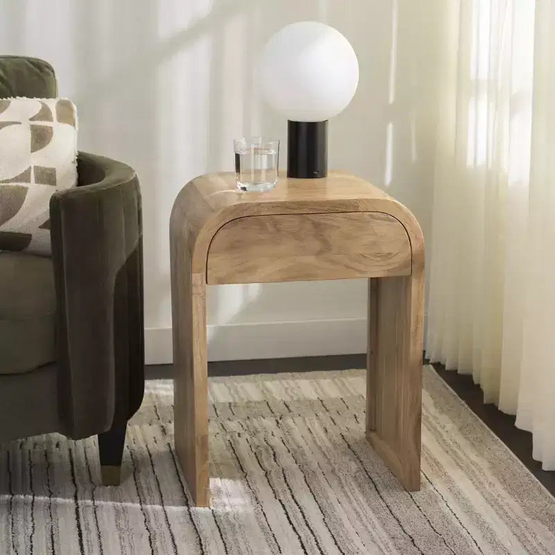 Amaki Side Table - ACC3755 - Natural - Safavieh