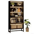 Bookcase, Large Bookshelf Organizer with 5-Tier Storage Shelves